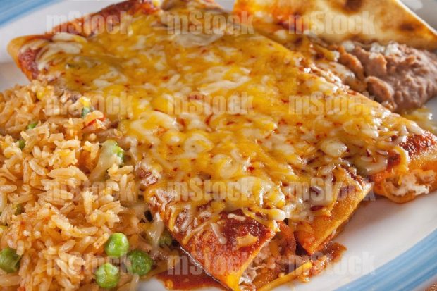 Enchiladas Tex Mex de queso