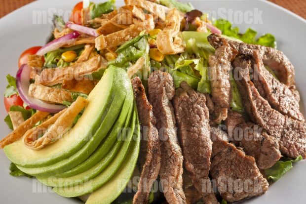 Ensalada con arrachera