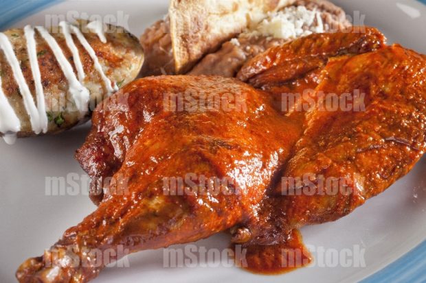 Pollo en Achiote