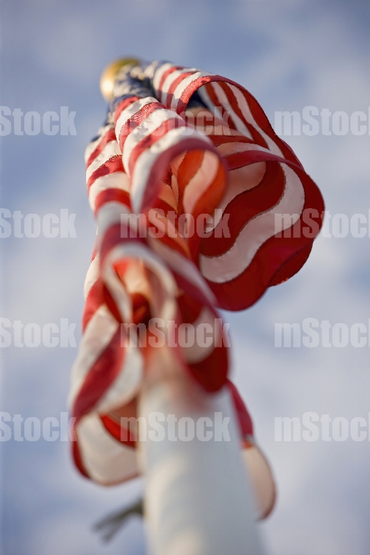 Bandera US en Mástil