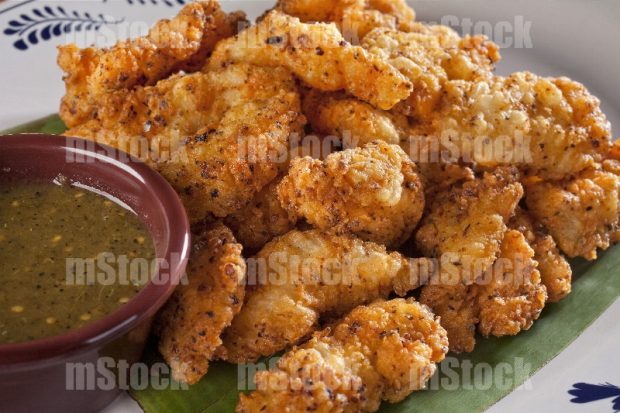 Tenders de pollo empanizado
